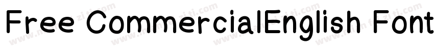 Free CommercialEnglish Font字体转换
